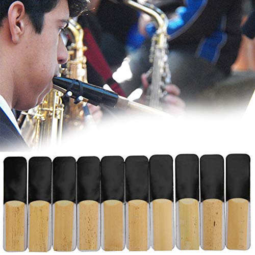 10 st. Alto Saxofoon Reeds Sax Reeds 1.5 Sterkte Tenor Sax Reeds Houtwinds Accessoires voor Saxophone Lovers 5