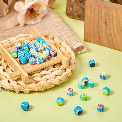 40 st. Kleurrijke Prickly Pear Lampwork kralen handgemaakt Nepalese kralen Kogelcactus Vorm Spacer Kralen voor DIY armband ketting sieraden maken 3