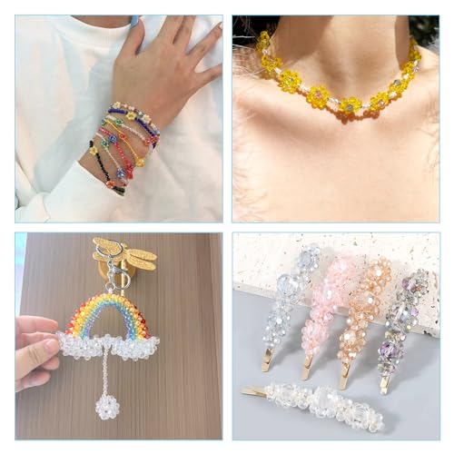 9 Strands 4mm Glas Rondelle Kralen Facet Crystal Craft Kralen Bulk voor DIY oorbellen armband ketting sieraden maken 4