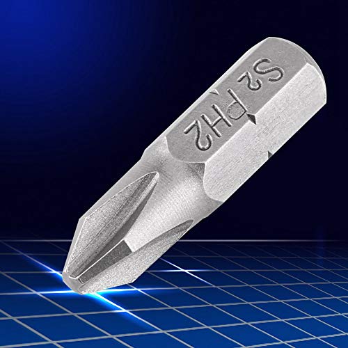 10 st. 25mm PH2 bit, gipsplaat gipsplaten droge muur schroevendraaier bits, magnetische impact stuurprogramma bits, schroevendraaier invoegen bit