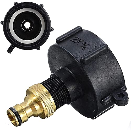Water Mist Connector IBC Adapter Connector 3/4 Inch Voor IBC Slang Valve Adapter Water Tank Rain Barrel 1000L Water Connectors 4
