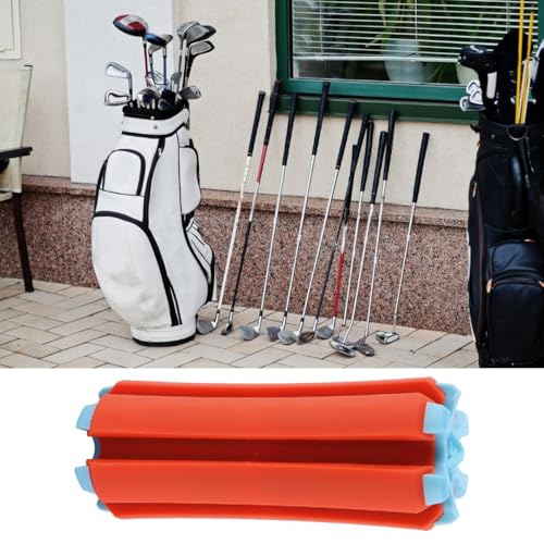 Golf Club Storage Bracket, Cues Storage Bracket, Houder en Organisator, Vaste Clip Ontvanger voor 6 Golf Clubs, Oranje Kleur 5