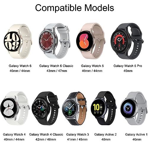 Oplader voor Samsung Galaxy Watch 6/6 Classic/5/5 Pro/4 Pro/4 Classic/3/Active 2/Active, USB opladen vervanging Portable Dock Stand Base, horloge accessoires, met USB naar USB C Adapter
