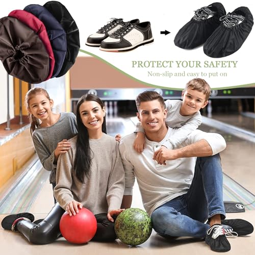 4 paar Herbruikbare Overschoenen, Non-Slip Wasbare Overschoenen, Gast Overschoenen, Waterdichte Overschoenen, Elasticiteit, Gemak, Stofdichte Overschoenen voor binnen en buiten, Multicolour 3
