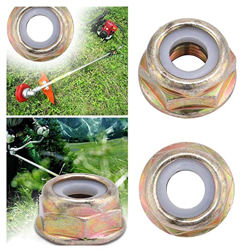 Pak van 6 gazon maaier reserveonderdelen duurzame bladadapter Gear Trimmer metalen borstelsnijder Accessoires borstel Cutter Collar Nut gazon maaier trimmer string trimmer 4