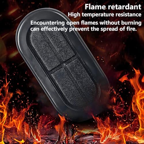 Verpakking van 10 Rubber Grommets, 13x27mm Grommets, Oval Wire Grommets, Double Sided Rubber Hole Plugs Grommets, Black Rubber Hole Plugs voor Draadkabel 5