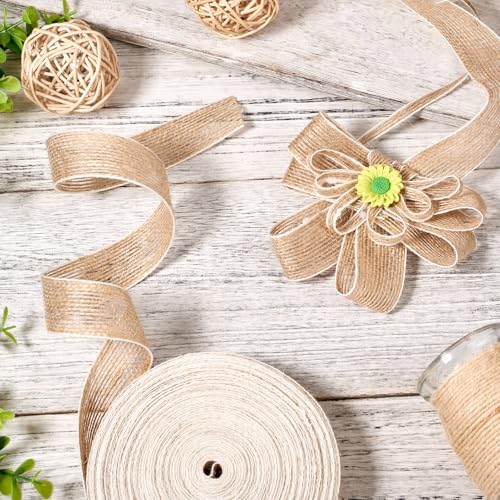20 meter jute plint 25 mm ras Navajo wit natuurlijk jute plint bundel jute touw voor kledingstuk accessoires aanwijzig verpakt bruiloft decoratie