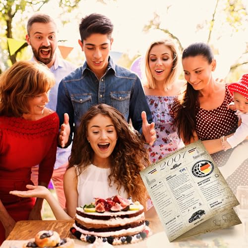 18e verjaardagskaart, 2007 vintage cadeau 5