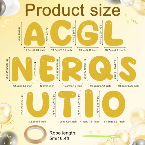 Gefeliciteerd Quitter Banner, Gold Glitter pensioen Banner Grappig pensioen partij decoraties en afscheid leveringen