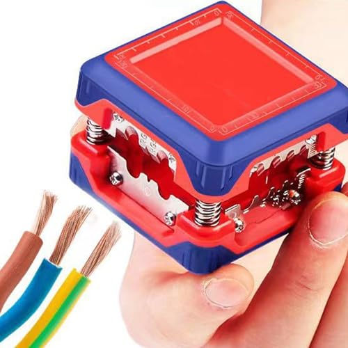 Professionele stripdoos, ergonomische handgreep, gereedschap met snijden en krimpen, voor koper, kabel, coaxiale, thermische en aluminiumdraad 5