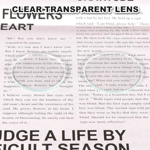 1,7 inch Dia LED Lens, 6 Set gepolijste rand zaklamp vervanging delen glas lens met siliconen ring voor lichtbron lens vervanging, transparant 5