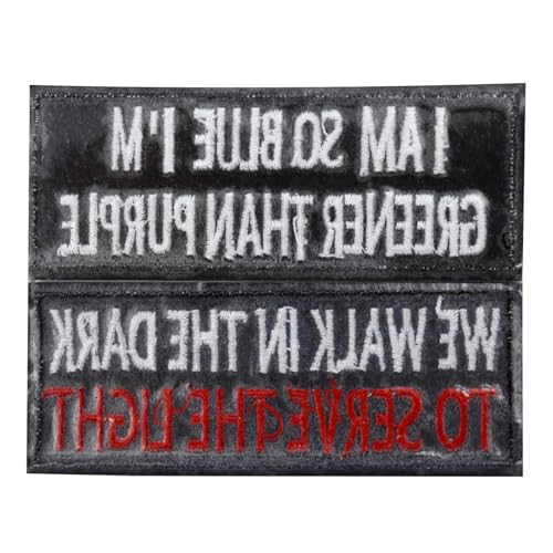 Zee 15 st Grappig Patches Moraliteit Tactical Motorfiets Rider Emblem Borduren Haak Ring Appliques voor Kleding Jassen Rugzak Hoed Vest Uniform