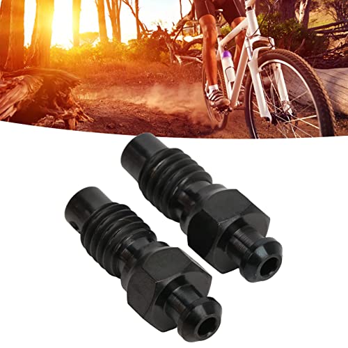 2 st. Schijf Brake Bleed Schroef, M6 High Strength Disc Brake Bleed Schroef Titanium Legering Rustweerstand Olieschijf Uitlaatschroeven (zwart)