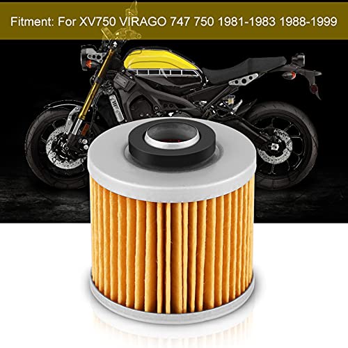 Virago 750 Aluminium Mini Motorcycle Oil Filter, XV750 Virago 747 750 1981-1983 1988-1999