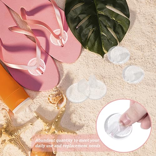 8 paar silicone sandalen tieners, transparante sandaaltenennaadschermer pad tienerskussens zaterdag flip flop gel kussens pad tieners slipbeveiligingen voor volwassenen 5