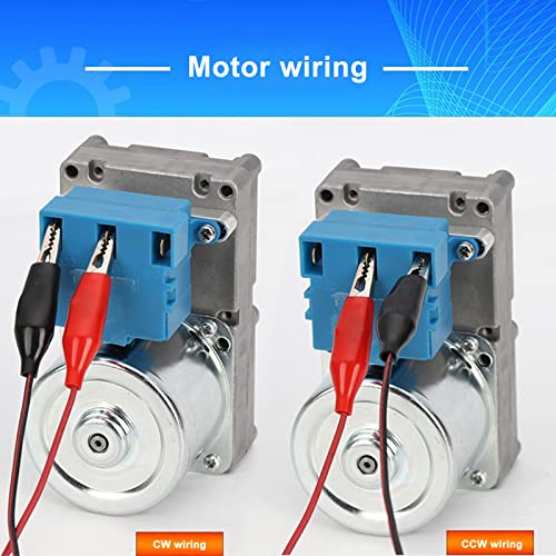 XD-63KTYZ Pellet Stove Drive Motor - 220V AC Synchronische tandwielmotor voor Biomassa fornuis, elektrische open haarden, ovens, Drankkoelkasten (2r/min) 3