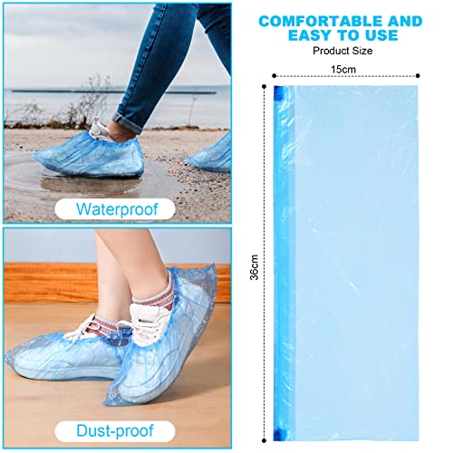 Plastic overschoenen, wegwerpschoenen, milieuvriendelijke overschoenen, waterdichte antislip stofhoezen, geschikt om schoenen, vloeren en tapijten schoon en netjes te houden