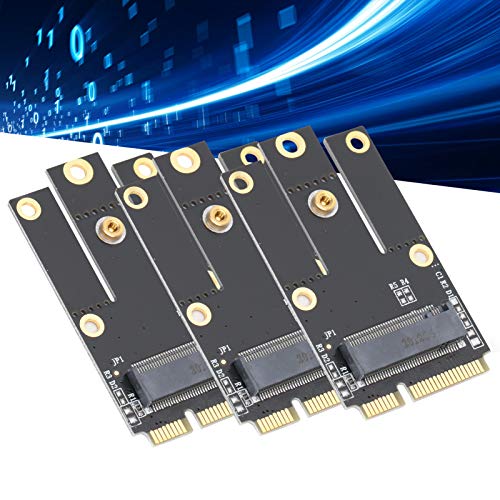 3PCS M.2 NGFF naar Mini PCI-E draadloze netwerkadapterkaart, Mini Portable Converter voor draadloze WiFi, Compatibel met Bluetooth Network Card voor 3160NGW 8260NGW AX200NGW ect 3