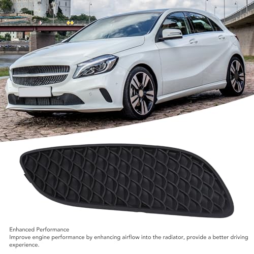 Front Bumper Grille Cover voor Benz A-klasse W176 Stijlvolle look insert Grille Bezel Cover Replacement 2016-2018 (Right(1768853622)) 4