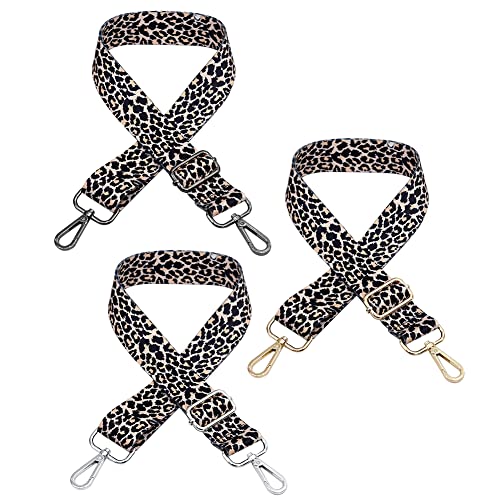 Luipaard Printband voor schoudertassen, portemonneeband brede schouderband verstelbare vervanging, multi-Pattern Crossbody Canvas tas handtas riemen voor Unisex handtas (Type 12) 3