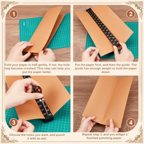 30 cm Boekbindgereedschap voor het binden van Keizerboeken met weegschalen voor DIY notebooks, dagboeken, notebooks 4