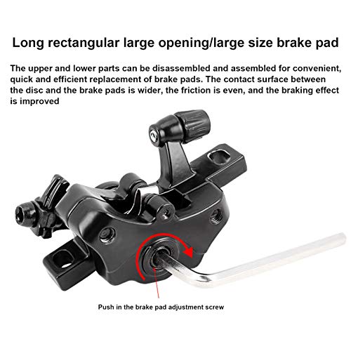 Fietsschijfremset, universele gegoten aluminium voorkant achterschijf Remkaliberset voor Mountainbike Fiets Upgrade Onderdelen 3