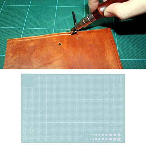 Roosterlijnen snijden Mat, A3 Handig duurzaam te gebruiken A3 snijplank snijden Mat Zelf-Healing voor thuis voor studenten (lichtgroen) 3