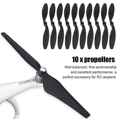 Flugzeug Quadcopter Propeller, 10 Teile /satz 8060 Blatt Propeller Zubeh?r f ̈1r Fernbedienung Flugzeug Quadcopter (Schwarz) 3