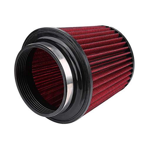 Luchtfilter Ronde 100 mm Autosportluchtfilter 100 mm Sportluchtfilter E36 Vervangingsluchtfilter Autoluchtfilter Wasbaar en herbruikbare luchtstroomfilter 4