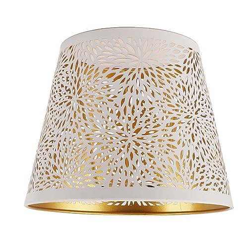 Lampschade, Gekerfde Bloemen Lampenhoes, Duurzaam Wit, Woonkamer 5