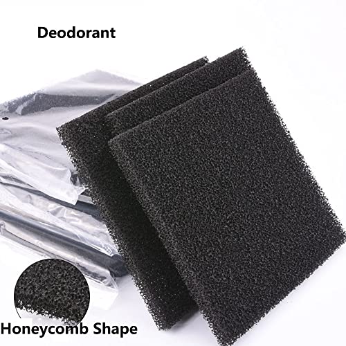 10 st Vervanging Carbon Sponge Filters, 130x130x10mm Actieve Carbon Sponges Filter Zuiveraar Kubus voor Vis Tank 3