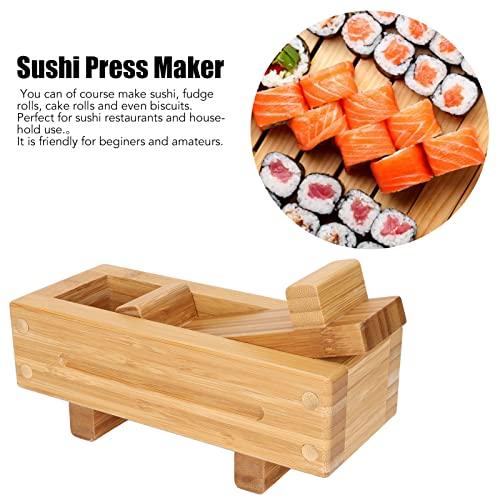 Sushi Shape Box, Sushi Rijstvorm, DIY Draagbaar Rechthoekig, duurzaam Bamboe Hout, reukloos, lichtgewicht, voor keuken en beginners bakbenodigdheden 4