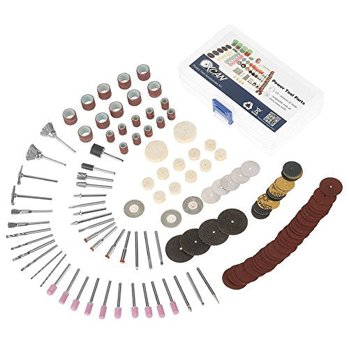 141 Piece Rotary Tool Accessoire Set voor gemakkelijk snijden, snijden en polijsten, Mini accessoire Set voor roterende elektrische slijpgereedschappen, slijpen Polijsten Drill snijden Kit