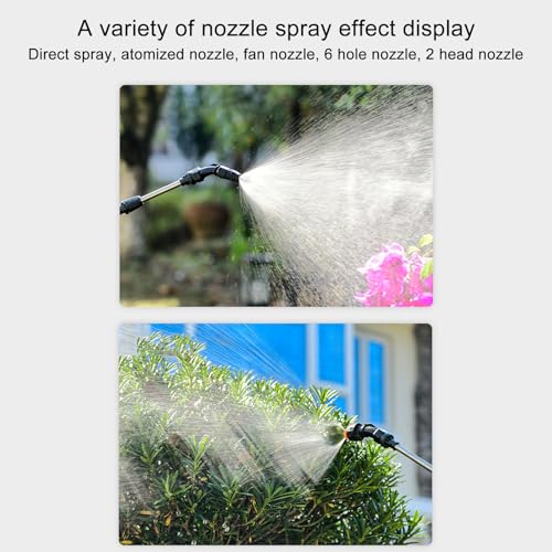 Elektrische onkruidsproeier, automatische ABS PE 5L draagbare elektrische spuit 2000mAh voor tuin (GREEN) 3