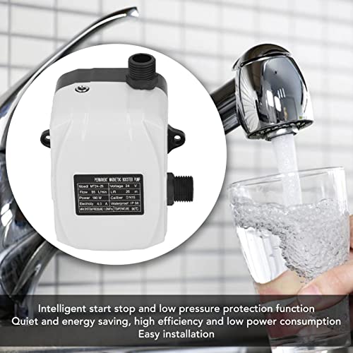 IP56 DN15 Home Automatische Druk Booster Pomp Silent 4.0A DC 24V 180W EU Plug Druk Booster Pomp 35L Per Minute Stroomsnelheid voor Roos en Douche 3
