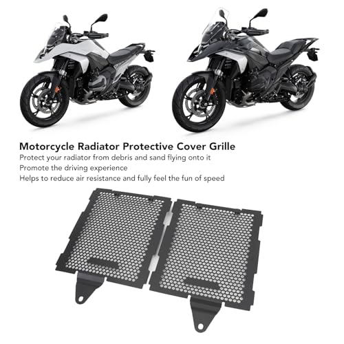 Radiator Guard, Stone Protection, luchtweerstandsreductie voor R1300GS 2023 tot 2024 met hoge sterkte metaallegering materiaal 4