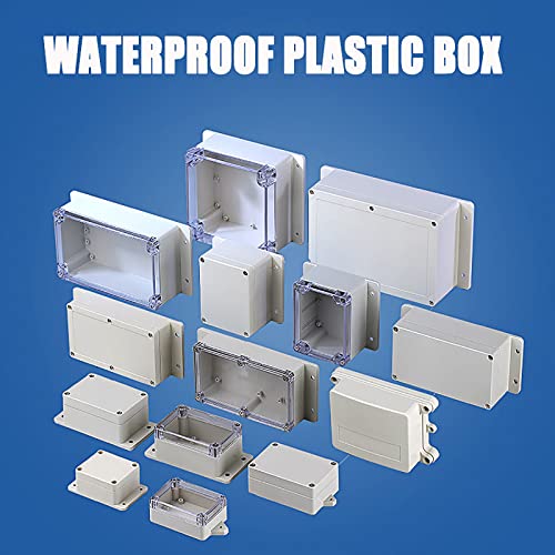 SenRise IP65 Waterproof Junction Box ABS Electrical Project Enclosure Maat 27, wit 4