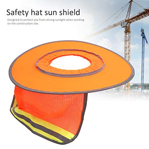 Veiligheidshoed zon Shade, Safety Hat Sunshade Reflective Outdoor Sunshade Construction Worker Wandelen Fietsen Sun Shade 4