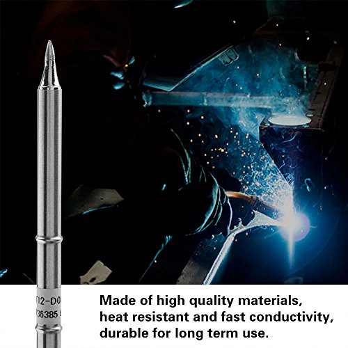 T12 Soldeerijzer Tips, 10 Types Soldeer Station Gereedschap Soldeer Soldeerijzer Tips Vervanging voor FX-951 Rework Station (T12-D08) 4