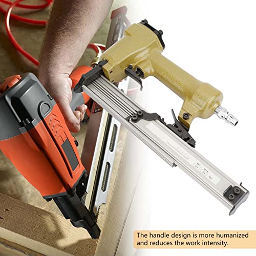 P625 Pneumatische Brad Nail Nagelpneumatisch Nail Nail Nail Air Heater met 100 Piece Bonding Nail Gun Staple Gun Fast Air Return Duurzaam voor, Standaard 4