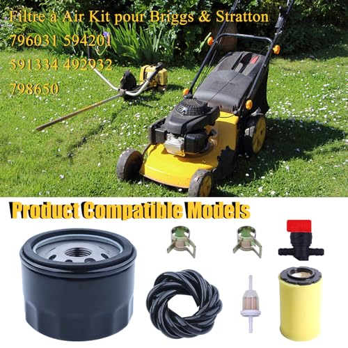 Air Filter Kit für 796031 594201 591334 492932 798650 mit Ölfilter, Allgemeinem Ventil, ÖlschlauchL8