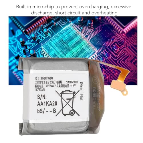 SM R810 Batterij Watch 42mm Batterij Lithium Ion Batterij Eb Br810ABU Batterij Vervanging voor Watch4 42mm SM R810 R815U 1.03Wh 270Mah 3,85V Lithium Ion Batterij 4