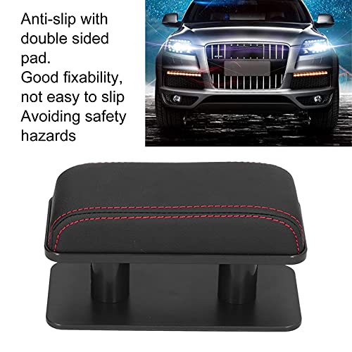 Universele Car Armrest elleboog ondersteuning verstelbare hoogte non-slip met dubbele Comfort auto deur armsteun pad(Zwarte rode rand) 3