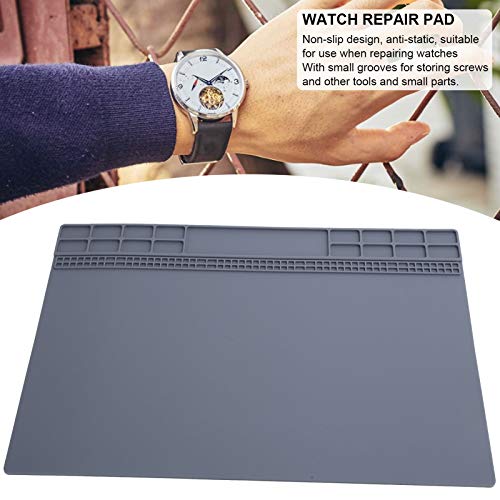 Elektronische reparatie mat werkmat Rubber Mat non-slip Horloge reparatie Tabelblok Solder Mat Siliconen Werkmat Onderhoud Accessoires voor Reparatie Elektronica Mat 3