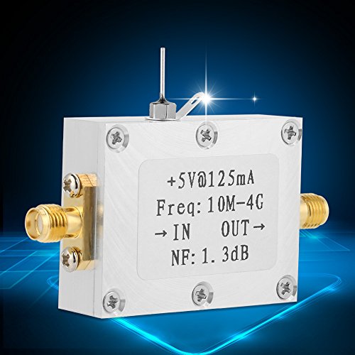 Low Noise Amplifier, 1pc Low Noise Amplifier 21dB High Gain LNA 0,01-4GHZ Bandbreedte NF=1.3dB RF-versterkermodulebord 3