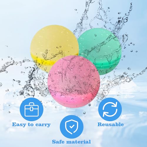 12 stuks waterbommen met automatische, magnetische waterbal, voor zwembad, strandfeest, zomer, waterpark