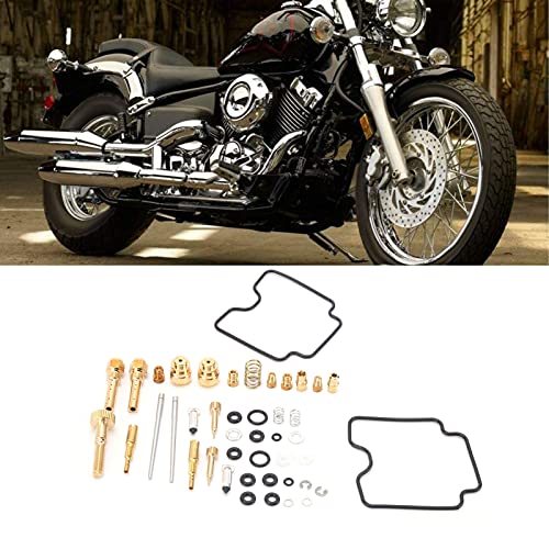 Motorcarburator Reparatie Kit voor Yamaha Raptor 660 YFM660R 2001-2005 Rubber + metalen carburator Kit opnieuw bouwen 4