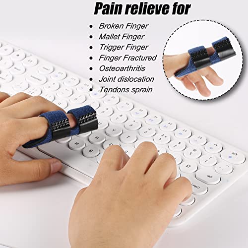 4 st. Finger Splint voor kinderen, Finger Splints Finger Brace voor Verwonde Vingerbescherming Finger Correctie Vertrouwen van de pijn sport verwondingen (4 kleuren) 5