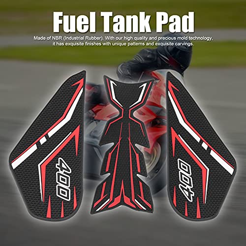 brandstoftankkussen, Motorfiets brandstoftank Sticker Pad Beschermer Decoratie Decal Fit voor KAWASAKI NINJA 250/400/Z400