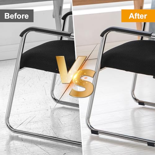 8 stuks viltglijbanen voor rodelstoelen, Ø 22 mm zitglijbanen met vilt, meubelglijbanen, klemschaalglijbanen met geluidsisolatie Viltglijbaan, voor Cantilever Seat Glides 5